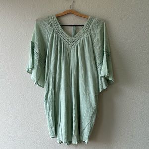 Flying Tomato Light Green Mini Dress